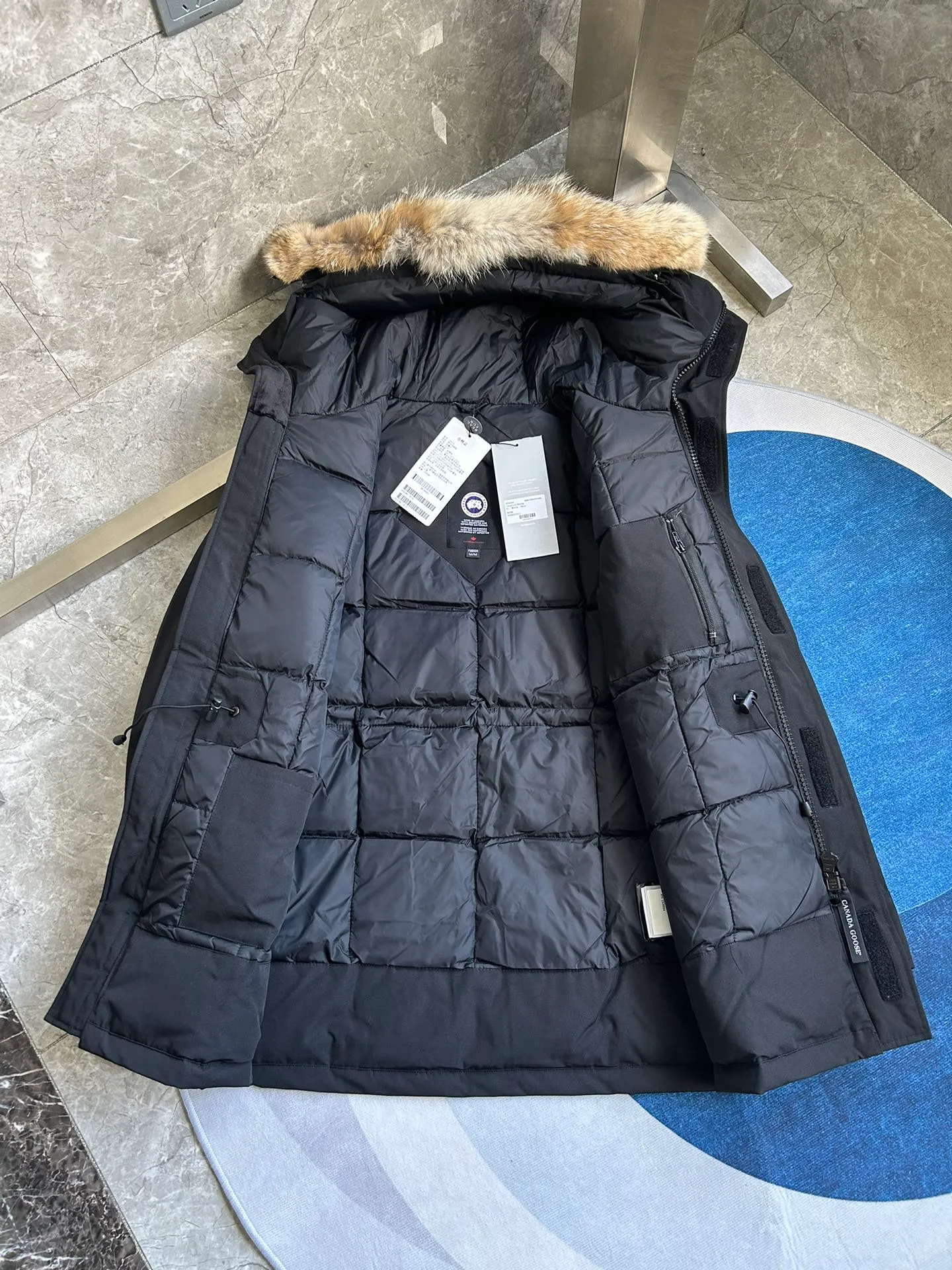 P720 Big Goose 13 Langford men's down jacket. Color (red label) black, dark blue, off-white, gray, gray camouflage. Color (black label) black black label, gray black label. Size: S. M. L. XL. XXL.